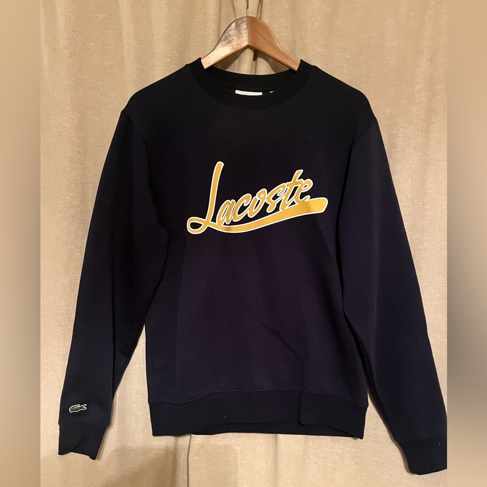 Men’s Lacoste sweatshirt size small